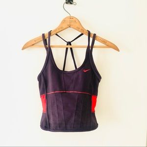 Nike Drifit Crop Workout Top Vintage Colors